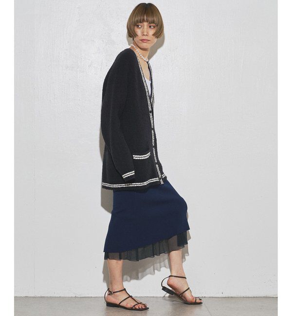 GEMINI「【GEMINI】ニットレイヤードスカート」|スカート|