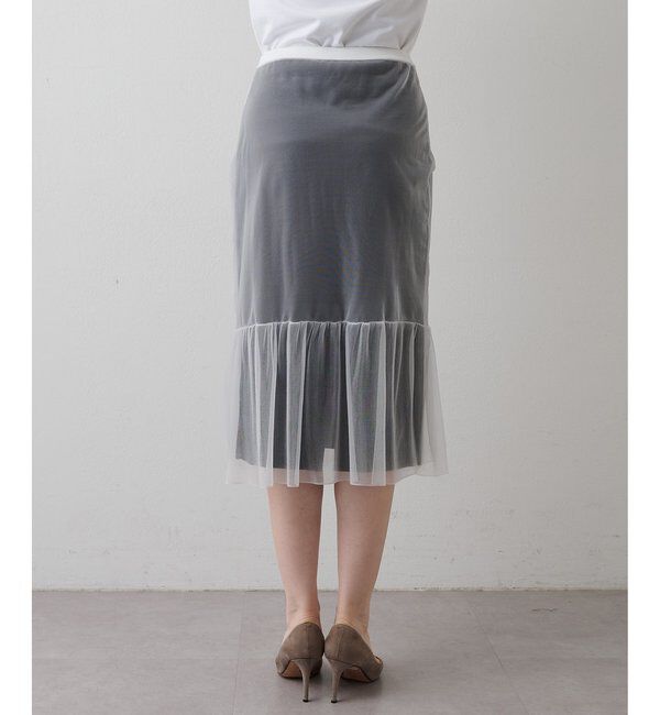 GEMINI「【GEMINI】ニットレイヤードスカート」|スカート|