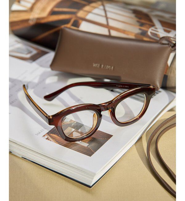  「【THE PAUSE】太縁メガネ」|その他|ブラウン