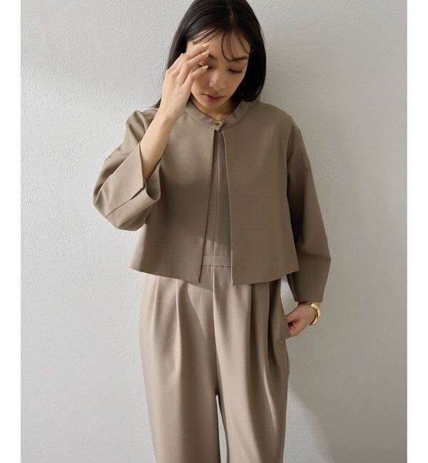  「【THE PAUSE】ジャケットセットオールインワン」|ワンピース|