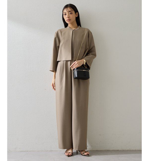  「【THE PAUSE】ジャケットセットオールインワン」|ワンピース|