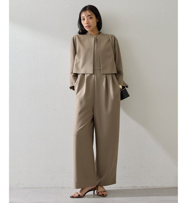  「【THE PAUSE】ジャケットセットオールインワン」|ワンピース|