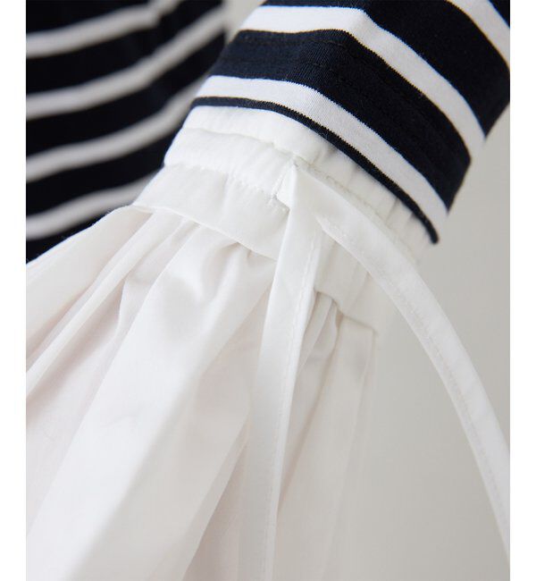  「【THE PAUSE】フレアカフスボーダープルオーバー」|Tシャツ・カットソー|