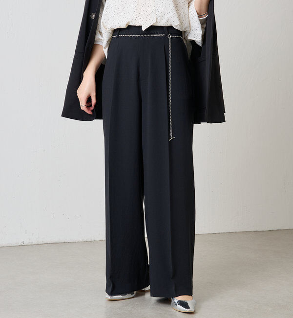  「ジャージワイドパンツ」|チノ|