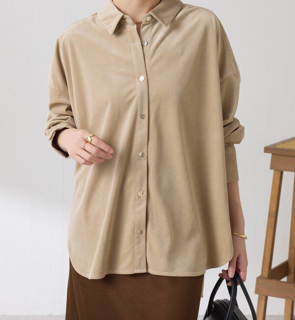 「メタルボタンコーデュロイシャツ」|シャツ・ブラウス|