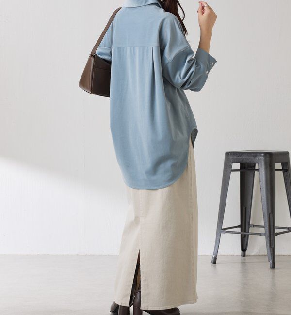  「メタルボタンコーデュロイシャツ」|シャツ・ブラウス|