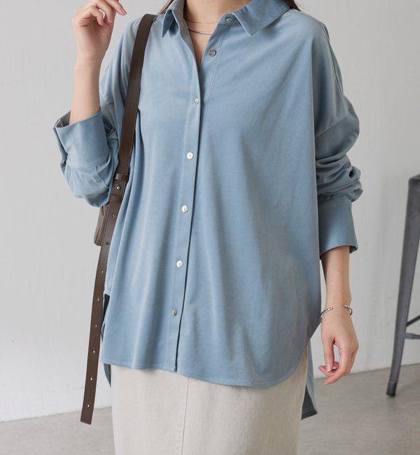  「メタルボタンコーデュロイシャツ」|シャツ・ブラウス|