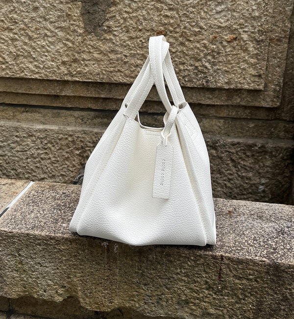  「【ベストセラーアイテム】ミニショルダー付ソフトレザー調ミニバッグ」|トートバッグ|