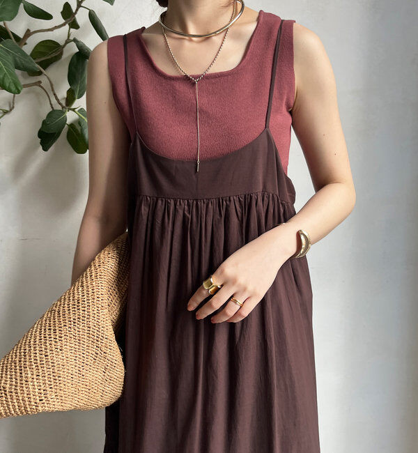  「スクエアニットタンク」|ニット・セーター|