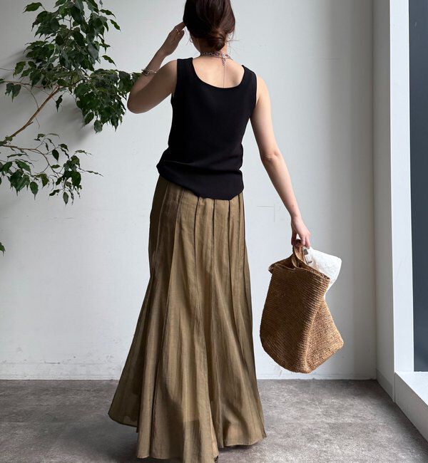  「スクエアニットタンク」|ニット・セーター|