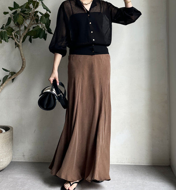  「キュプラフレアスカート」|スカート|