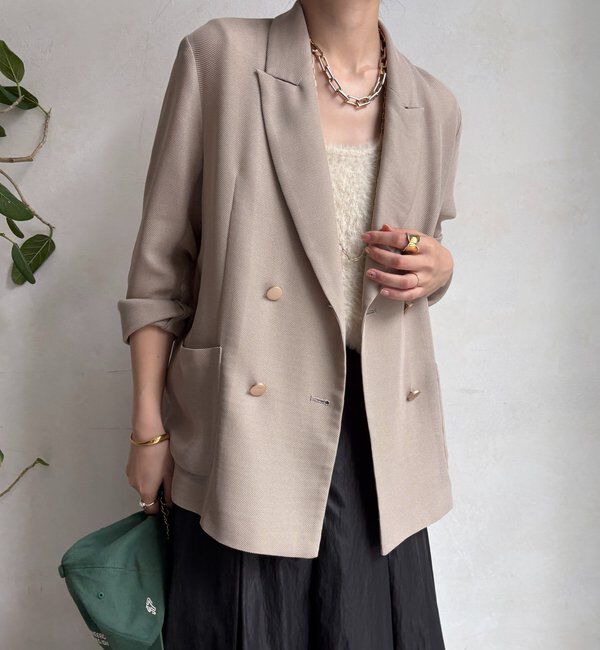  「メッシュダブルジャケット」|テーラードジャケット|