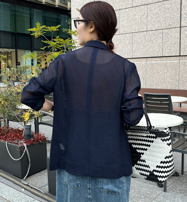  「メッシュダブルジャケット」|テーラードジャケット|