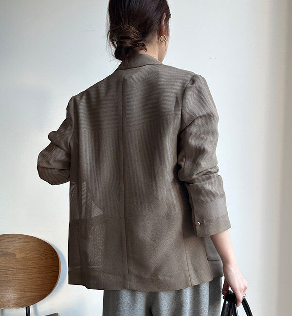  「メッシュダブルジャケット」|テーラードジャケット|