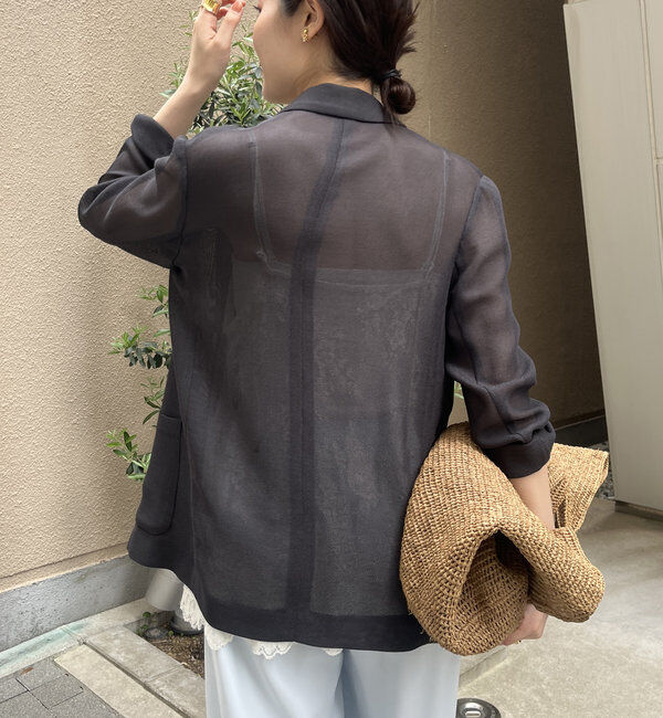  「メッシュダブルジャケット」|テーラードジャケット|