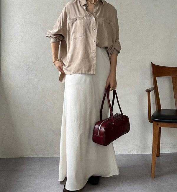  「テンセルワイドシャツ」|シャツ・ブラウス|