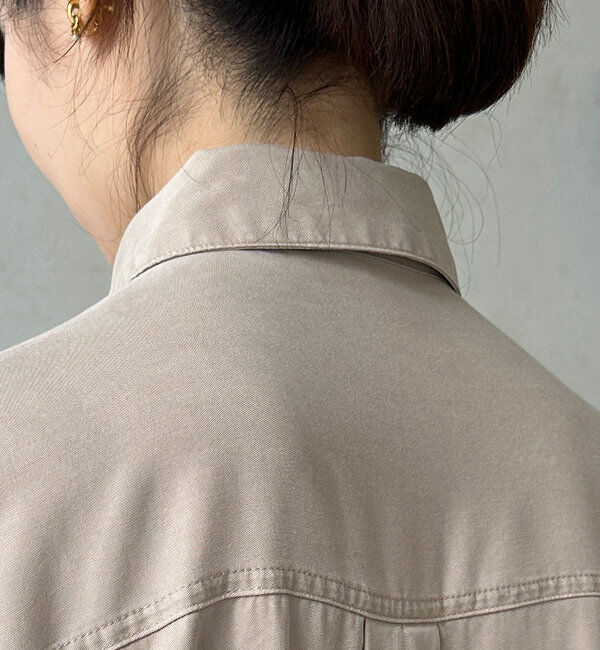  「テンセルワイドシャツ」|シャツ・ブラウス|