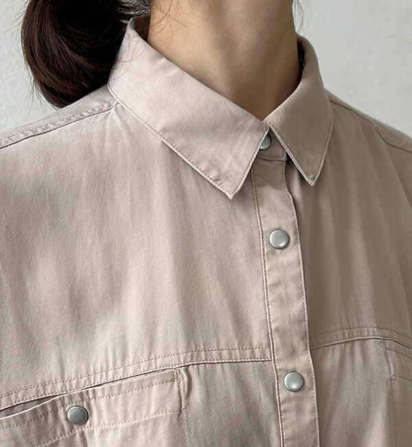  「テンセルワイドシャツ」|シャツ・ブラウス|