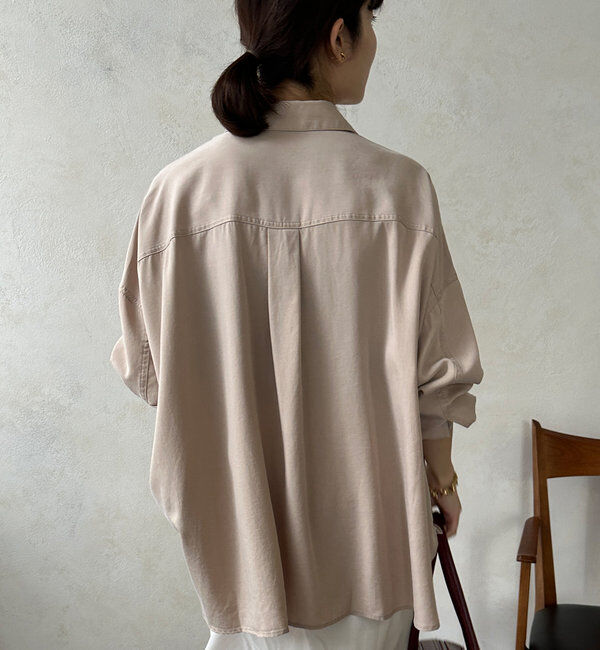  「テンセルワイドシャツ」|シャツ・ブラウス|