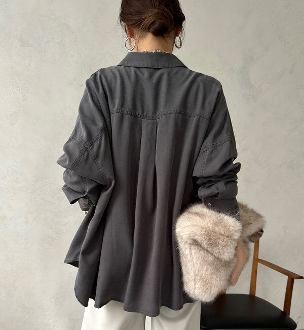  「テンセルワイドシャツ」|シャツ・ブラウス|