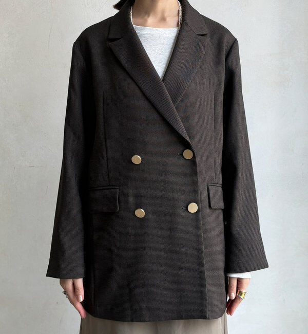  「【ON/OFF使える】ダブルジャケット」|テーラードジャケット|