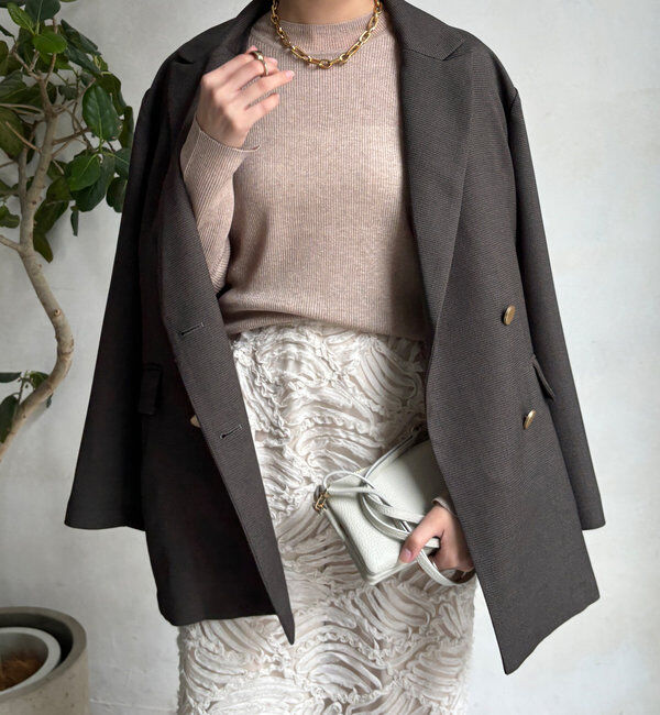  「【ON/OFF使える】ダブルジャケット」|テーラードジャケット|