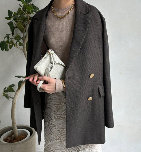  「【ON/OFF使える】ダブルジャケット」|テーラードジャケット|