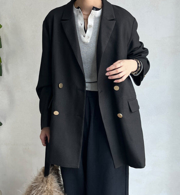  「【ON/OFF使える】ダブルジャケット」|テーラードジャケット|