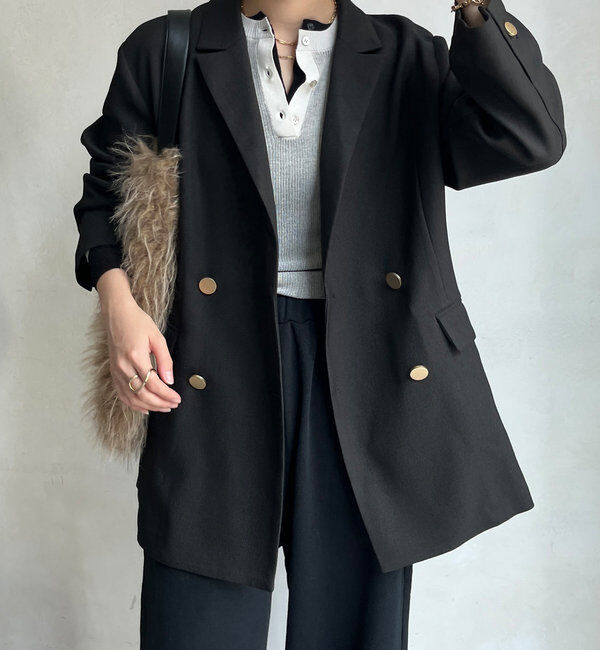  「【ON/OFF使える】ダブルジャケット」|テーラードジャケット|