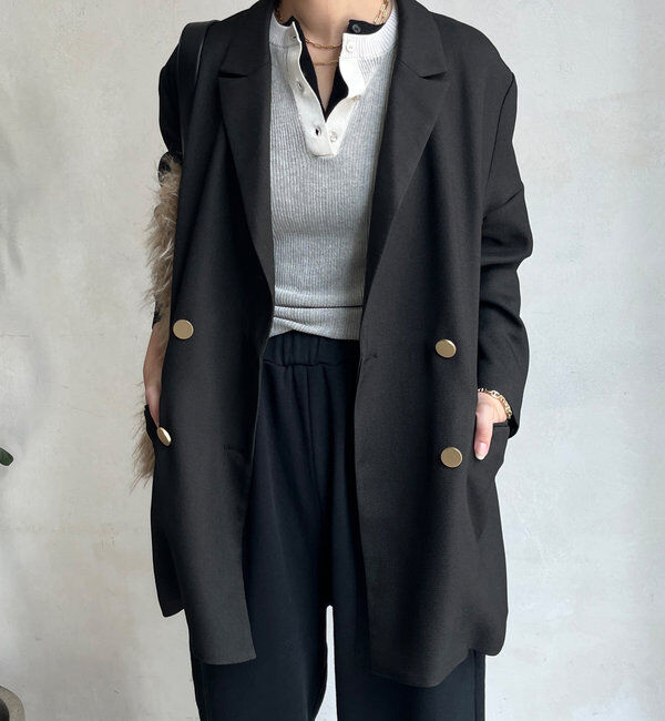  「【ON/OFF使える】ダブルジャケット」|テーラードジャケット|