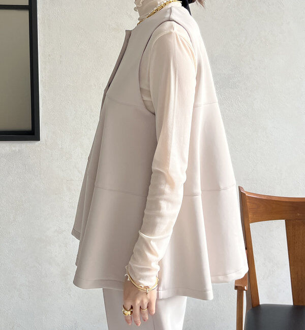  「【オケージョン対応】【WEB限定】モイストポンチティアードベスト」|ベスト・ジレ|