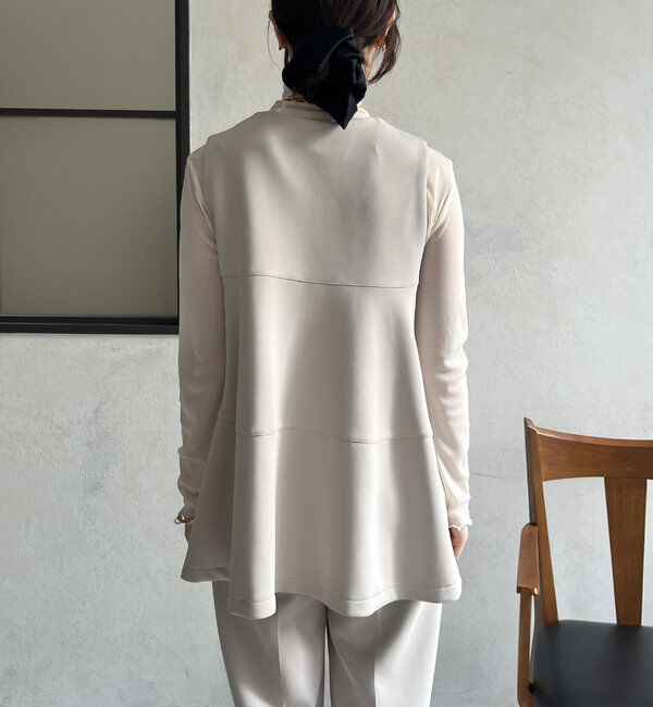  「【オケージョン対応】【WEB限定】モイストポンチティアードベスト」|ベスト・ジレ|