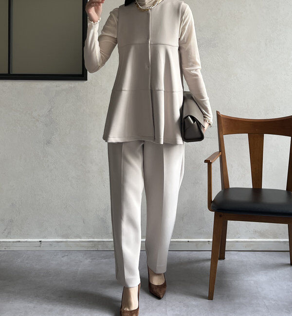  「【オケージョン対応】【WEB限定】モイストポンチティアードベスト」|ベスト・ジレ|