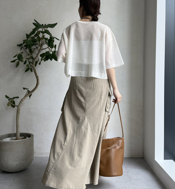  「【WEB限定】シアーPINSIOロゴニット」|ニット・セーター|