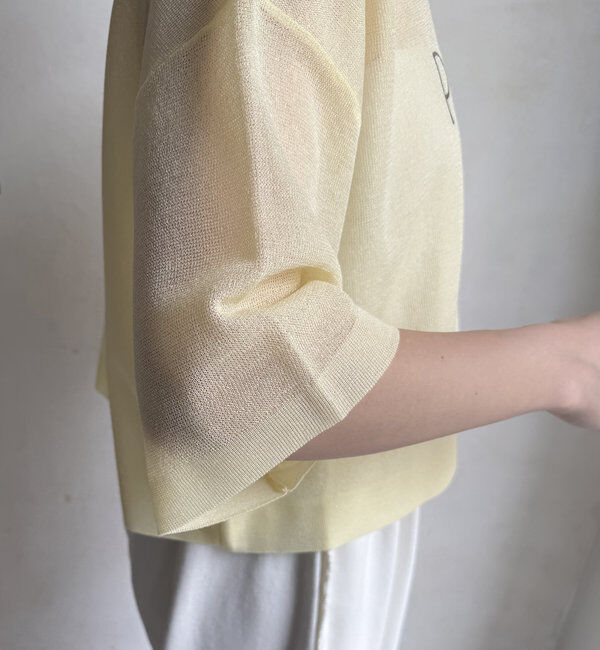  「【WEB限定】シアーPINSIOロゴニット」|ニット・セーター|