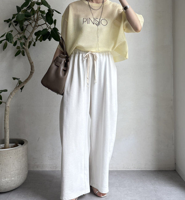  「【WEB限定】シアーPINSIOロゴニット」|ニット・セーター|