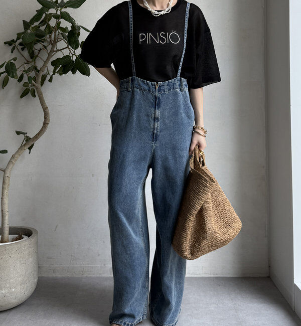  「【WEB限定】シアーPINSIOロゴニット」|ニット・セーター|