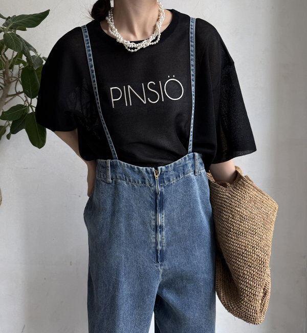  「【WEB限定】シアーPINSIOロゴニット」|ニット・セーター|