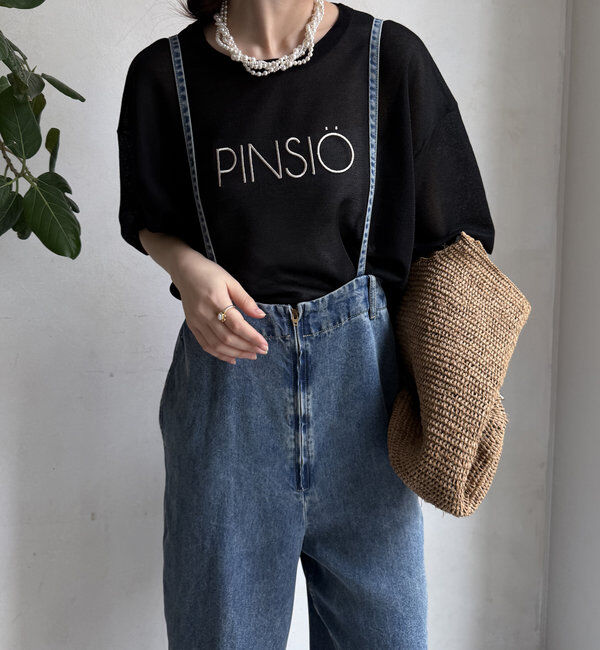  「【WEB限定】シアーPINSIOロゴニット」|ニット・セーター|