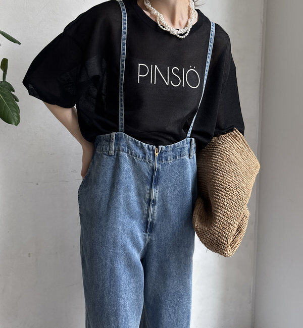  「【WEB限定】シアーPINSIOロゴニット」|ニット・セーター|