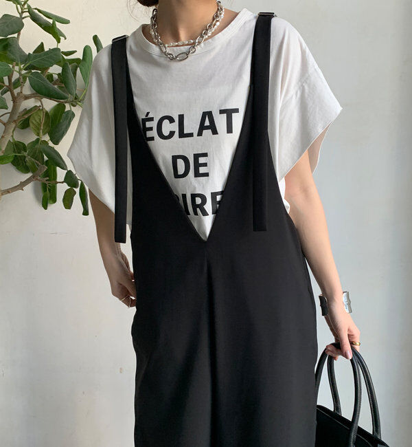  「タックスリーブロゴTEE」|Tシャツ・カットソー|