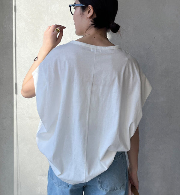  「タックスリーブロゴTEE」|Tシャツ・カットソー|