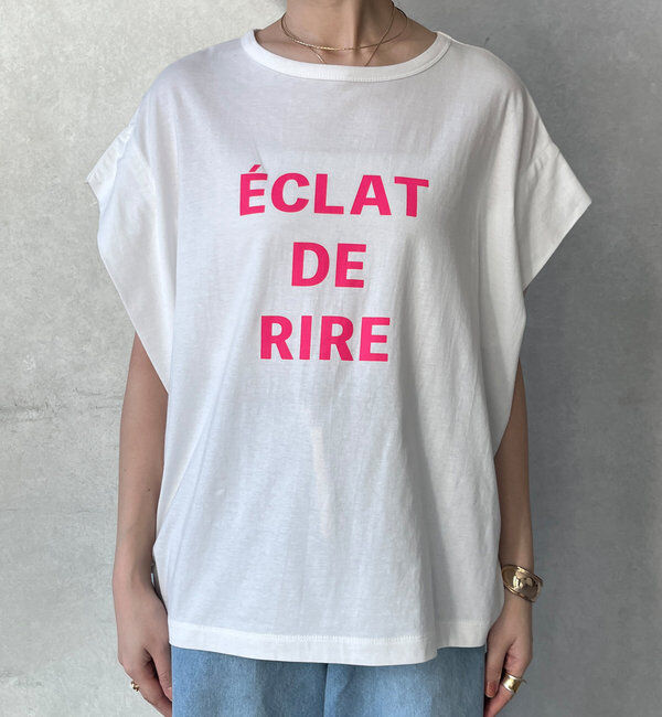  「タックスリーブロゴTEE」|Tシャツ・カットソー|