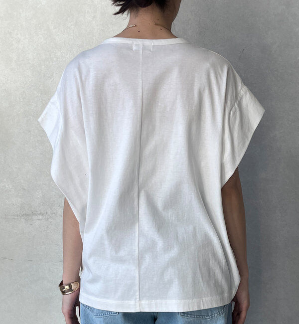  「タックスリーブロゴTEE」|Tシャツ・カットソー|