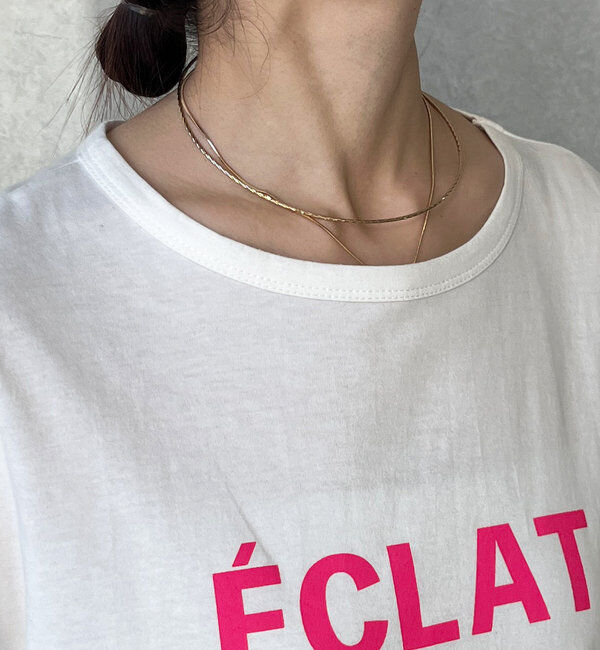  「タックスリーブロゴTEE」|Tシャツ・カットソー|