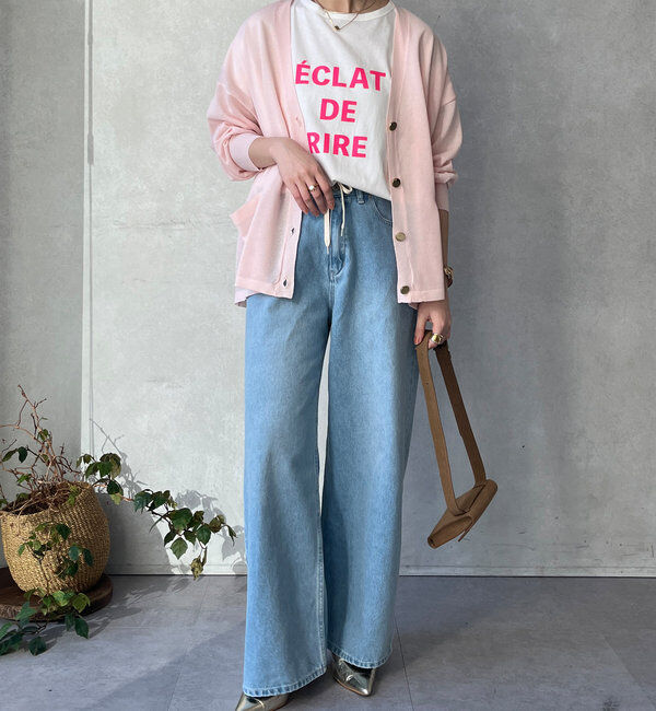  「タックスリーブロゴTEE」|Tシャツ・カットソー|