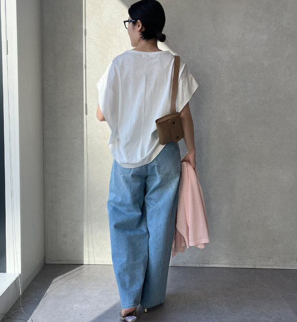  「タックスリーブロゴTEE」|Tシャツ・カットソー|