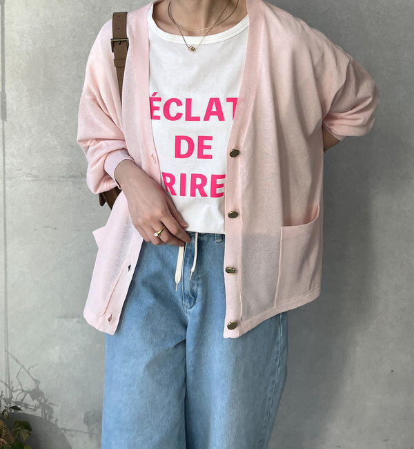  「タックスリーブロゴTEE」|Tシャツ・カットソー|