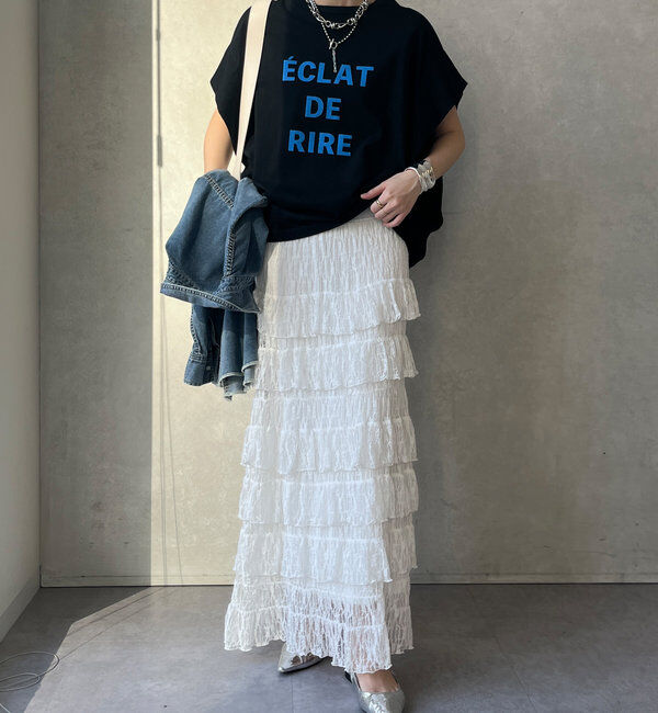  「タックスリーブロゴTEE」|Tシャツ・カットソー|