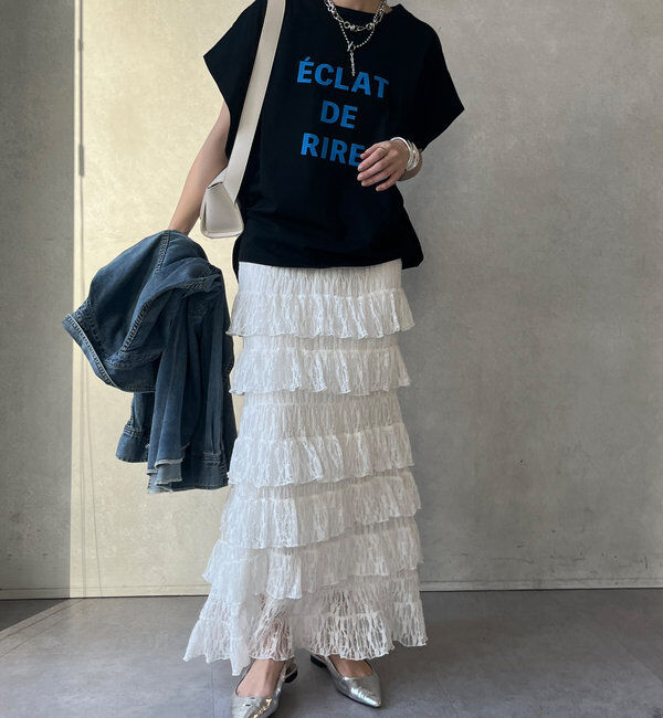  「タックスリーブロゴTEE」|Tシャツ・カットソー|